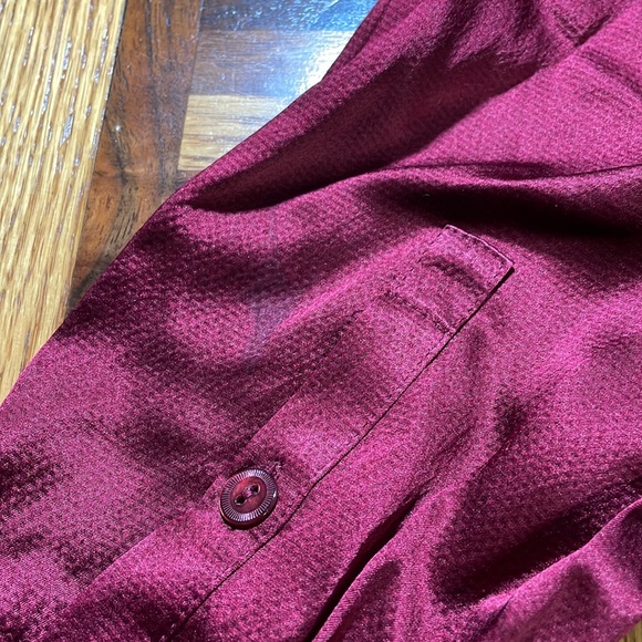 Eileen Fisher womens S Small purple 100% silk button up blouse EUC - Picture 5 of 5